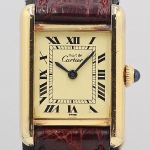 カ*ィ様 Cartier カルティエ マストタンク SM SV925 VERME カ*ィ様 Cartier カルティエ マストタンク SM SV925 VERME