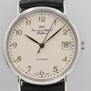 デッドストック級 稼働 美品 IWC シャフハウゼン デイト シルバー文字盤 AT 純正尾錠 メンズ...