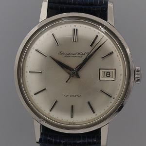 デッドストック級 稼働 良品 IWC シャフハウゼン シルバー文字盤 デイト メンズ腕時計 OGH 5436ABC5657800