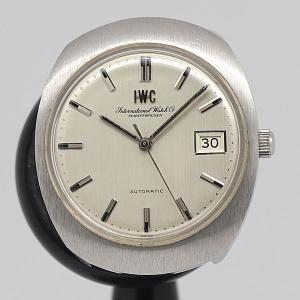 デッドストック級 稼働 良品 AT IWC シャフハウゼン デイト シルバー文字盤 トップのみ メン...