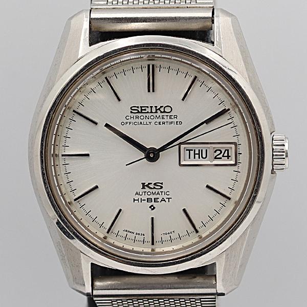 デッドストック級 稼働 良品 セイコー キングセイコー ハイビート 5626-7040 メダリオン ...