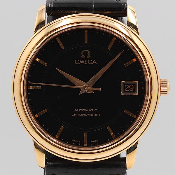 デッドストック級 保/箱付 稼働 美品 オメガ デビル プレステージ 46015411 AT トップ...