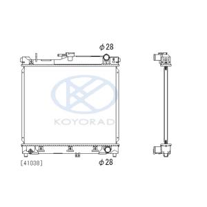 KOYORAD コーヨー ラジエーター スズキ ジムニー GF-JB23W GF-JB33W TA-JB43W A/T車 純正番号：OEM 17700-81A11 相当品 PL101363 KOYORAD コーヨー ラジエーター スズキ ジムニー JB23W JB33W JB43W M/T車 純正番号：OEM 17700-81A00  相当品 PL101362