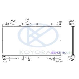 ラジエーター レガシィ TA-BL5 TA-BP5 AT 45111AG030 KOYORAD PL091663｜tora-rd