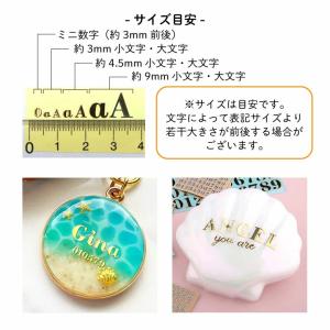 ネイル レジン シール 4 アルファベット 4...の詳細画像5