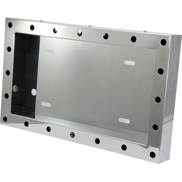 JET 501187 パイロットランプ取付け穴付ナンバープレート枠 大型用