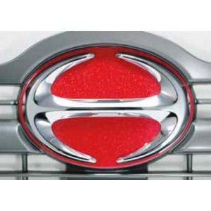 JET 524420 エンブレムプレート 日野大型NEWプロフィア用 パールレッド