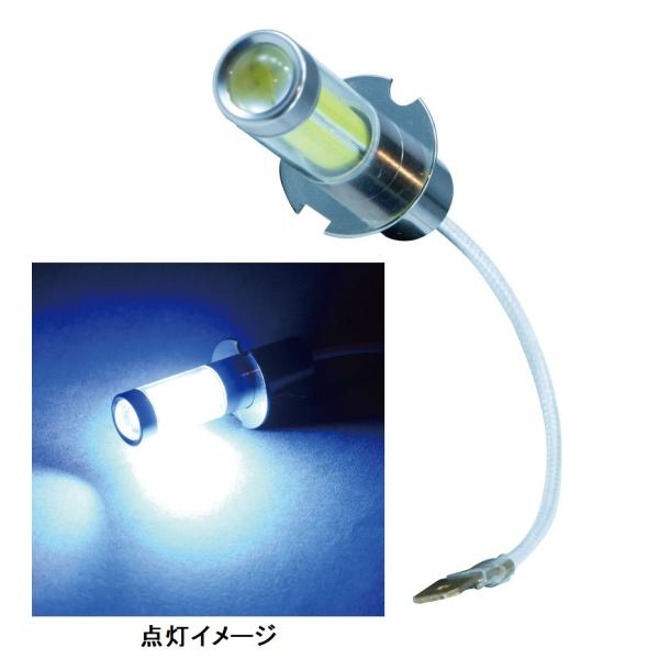 JET 528557 LEDバルブ COBタイプ H3タイプ アイスブルー DC12V/24V共用