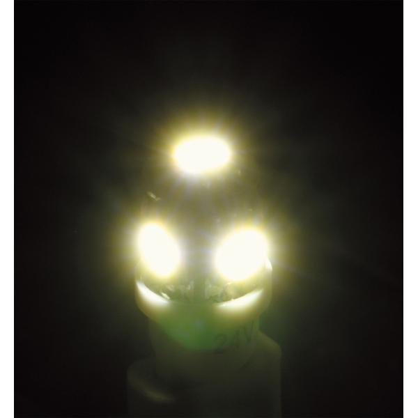 JET 529161 LA-004 LED T10ウェッジバルブ ホワイト 4500K DC24V