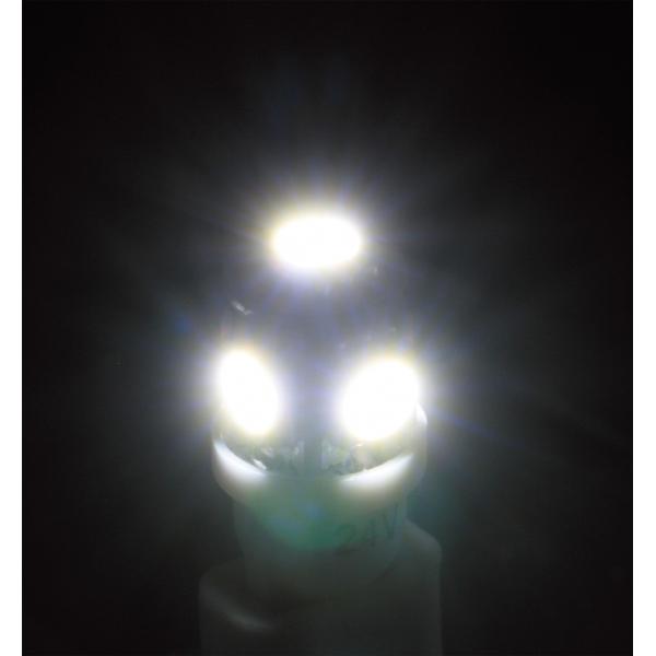 JET 529163 LA-006 LED T10ウェッジバルブ ホワイト 8000K DC24V