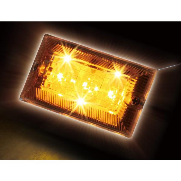 JET 534502 LED3 ハイパワーフラットマーカーランプNEO DC24V クリアーレンズ仕...