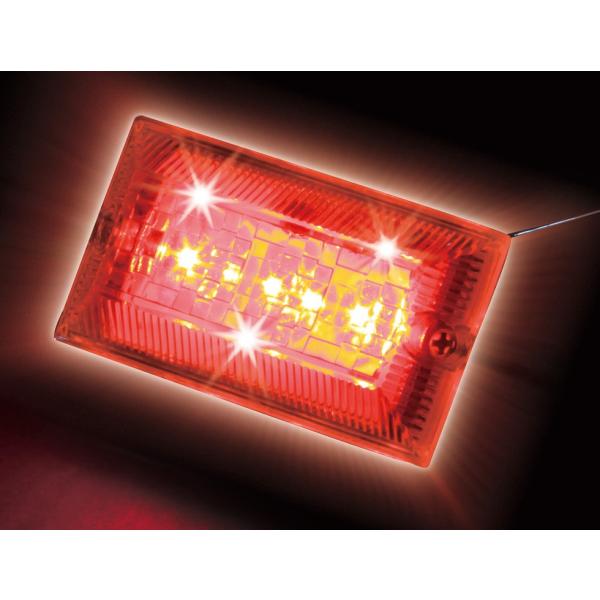 JET 534506 LED3 ハイパワーフラットマーカーランプNEO DC24V クリアーレンズ仕...