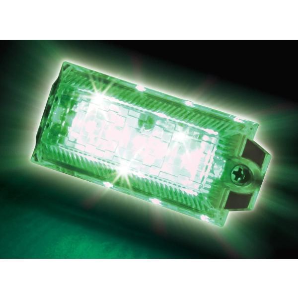 JET 534543 LED3 ハイパワーミニフラットマーカーランプNEO DC24V クリアーレン...