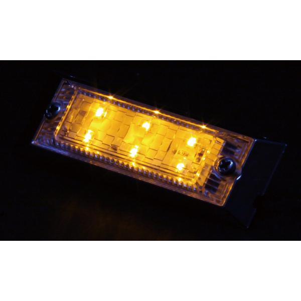 JET 534582 LED6 ウルトラフラットマーカーランプ DC24V クリアーレンズ仕様 アン...