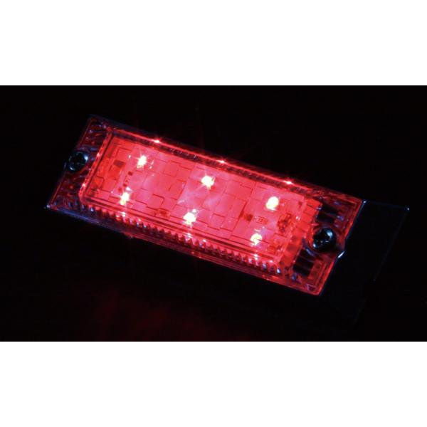 JET 534586 LED6 ウルトラフラットマーカーランプ DC24V クリアーレンズ仕様 レッ...