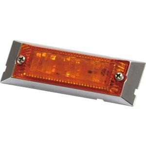 JET 534612 LED6 ウルトラフラットマーカーランプ DC12V カラーレンズ仕様 アンバ...