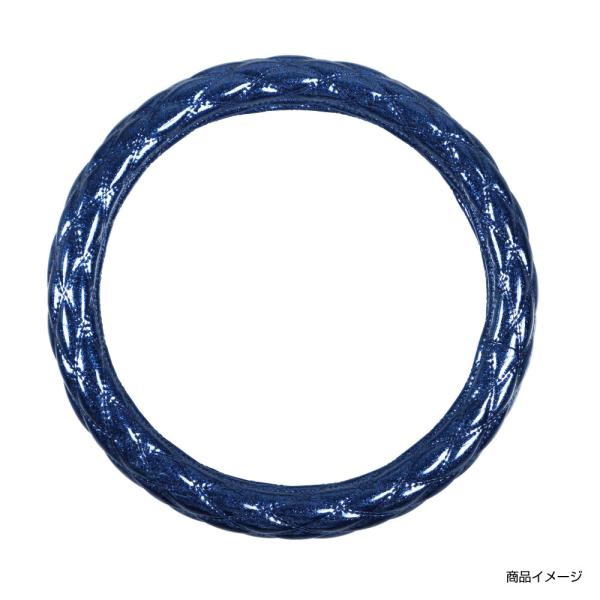 JET 586704 モコモコハンドルカバー ダブルステッチ 細巻き[富士] ブルーメタリック LM...