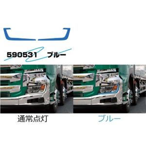 JET 590531 アイラインフィルム ブルー 日野大型 ’17プロフィア/日野4t ’17レンジ...