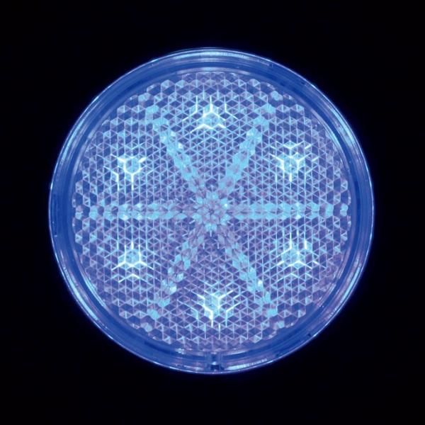 JET 592565 LED6 丸型リフレクターNEO 24V クリアー/ブルー