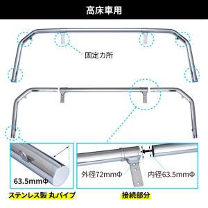 JET 610449 パイプバンパー 丸パイプ...の詳細画像1