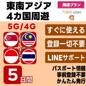 インドネシア シンガポール タイ マレーシア 周...の商品画像
