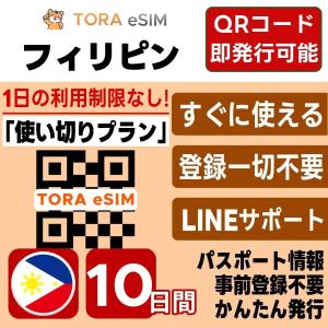 フィリピン eSIM | 10日間 | 10GB...の商品画像