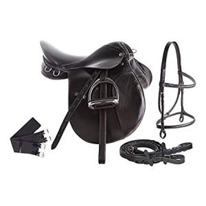 多目的ブラックレザー イングリッシュライディング