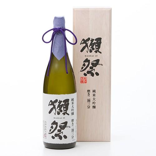 ギフト 獺祭 （だっさい）　純米大吟醸 磨き二割三分 1.8L 獺祭木箱入り【日本酒】【山口／旭酒造...