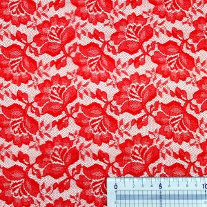 生地 布 ラッセルレース 花柄 ローズ レース...の詳細画像1