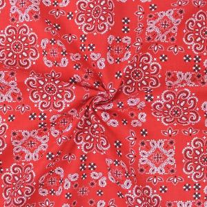 生地 布 バンダナ柄 ペイズリー 綿100% ...の詳細画像5