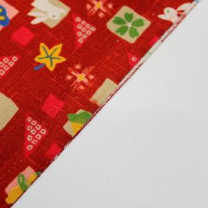 生地 布 和柄とうさぎ 小さな文様 ほっこり和...の詳細画像4