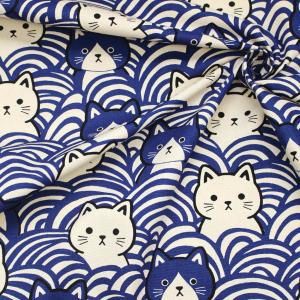青海波ねこ 猫 ネコ 和柄 にゃんこ 動物柄 ...の詳細画像5