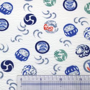 生地 布 ダルマ リップル 和柄 浴衣 甚平 ...の詳細画像1