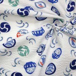生地 布 ダルマ リップル 和柄 浴衣 甚平 ...の詳細画像5