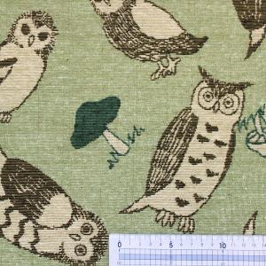 生地 布 ゴブラン織 ふくろう フクロウ アニ...の詳細画像1