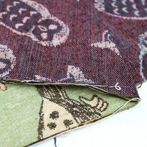 生地 布 ゴブラン織 ふくろう フクロウ アニ...の詳細画像3