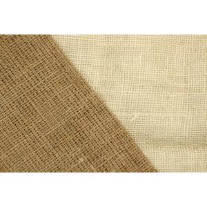 【5枚入り】 ドンゴロス ジュート 麻 はぎれ 福袋 とらやfabricのハギレ ランダム カットクロス パッチワーク 生地 布 10cm×5枚 ゆうパケット1セット対応｜toraya-fabric