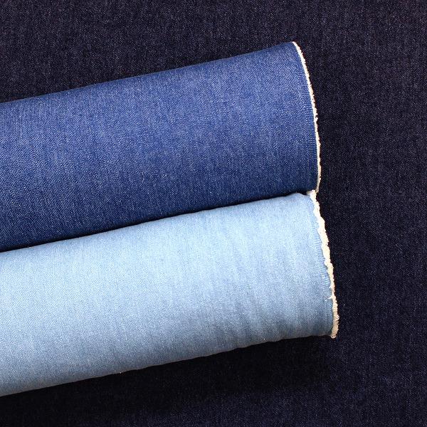 生地 布 ソフト デニム 5オンス 無地 ジーンズ インディゴ 先染め 綿100％ 約110cm幅 ...