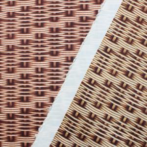 生地 布 籠模様 籠柄 ナイロンオックス 撥水...の詳細画像1