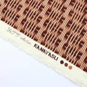 生地 布 籠模様 籠柄 ナイロンオックス 撥水...の詳細画像3