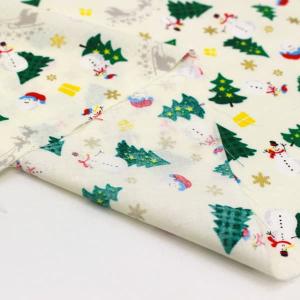 生地 布 クリスマス 雪だるま スノーマン サ...の詳細画像3
