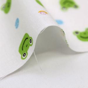 生地 布 かわいいカエル かえる柄 ベビー シ...の詳細画像2