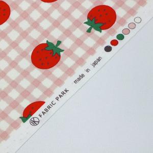 生地 布 ストロベリー チェック くすみカラー...の詳細画像4