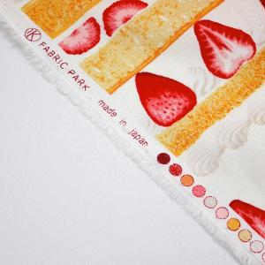 生地 布 美味しそうなケーキ柄 ショートケーキ...の詳細画像4
