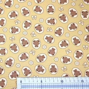 生地 布 くまさんビスケット ベアー クマ リ...の詳細画像1