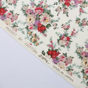生地 布 花柄 バラ ツイル プリント コット...の詳細画像4
