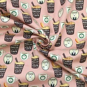 生地 布 くすみカラー しろくま コーヒー バ...の詳細画像5
