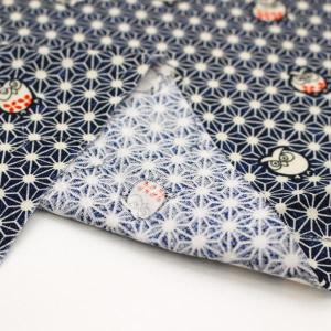 生地 布 小さい麻の葉とふくろう フクロウ ほ...の詳細画像3