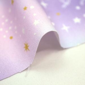 生地 布 ゆめかわ ユニコーンと星座 パステル...の詳細画像2