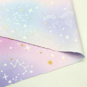 生地 布 ゆめかわ ユニコーンと星座 パステル...の詳細画像3